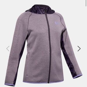 maroon under armor swacket